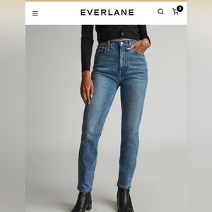 Everlane The Original Cheeky Jean - Worn-In Mid Blue